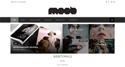 Desktop Screenshot of moobmag.com
