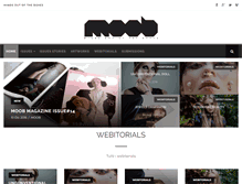 Tablet Screenshot of moobmag.com
